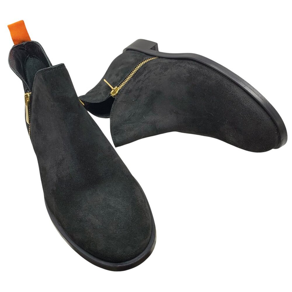 NEW*** Beautiisoles by Robyn Shreiber Alessandra‎ Suede Dual Zip Booties